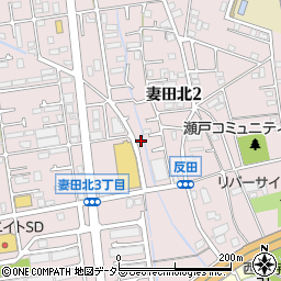 神奈川県厚木市妻田北2丁目12-11周辺の地図