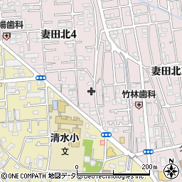 神奈川県厚木市妻田北4丁目1-29周辺の地図