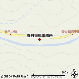 揖斐川町春日振興事務所周辺の地図