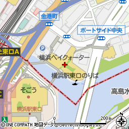 横浜ベイクォーター周辺の地図