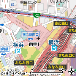 リアット　横浜西口店周辺の地図