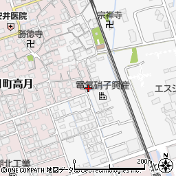 滋賀県長浜市高月町高月1672周辺の地図