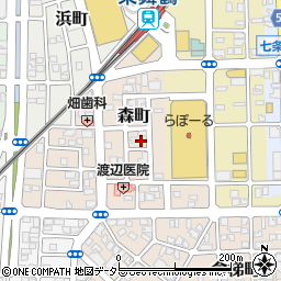 京都府舞鶴市森町17-2周辺の地図