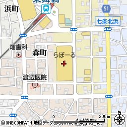 エール東舞鶴店周辺の地図