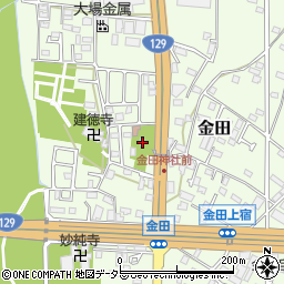 神奈川県厚木市金田172周辺の地図