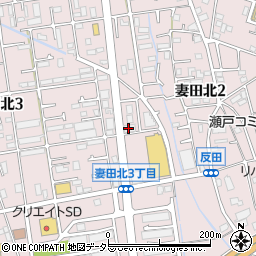 日食フーズ　妻田店周辺の地図