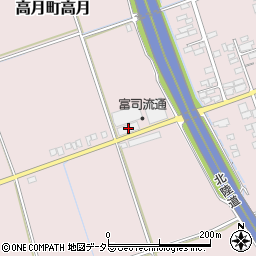 滋賀県長浜市高月町高月1217-1周辺の地図