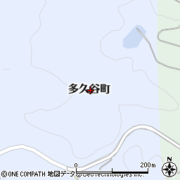 島根県出雲市多久谷町周辺の地図