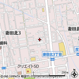 神奈川県厚木市妻田北3丁目16-65周辺の地図