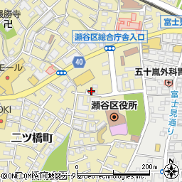神奈川県横浜市瀬谷区二ツ橋町204周辺の地図