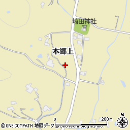 島根県出雲市園町本郷上周辺の地図