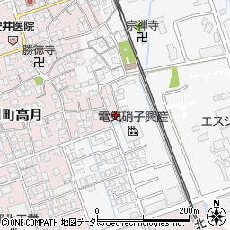 滋賀県長浜市高月町高月1673周辺の地図