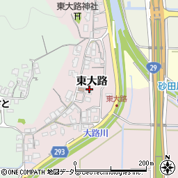 鳥取県鳥取市東大路周辺の地図
