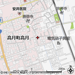 滋賀県長浜市高月町高月102周辺の地図