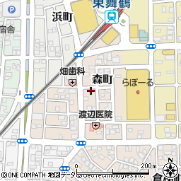 京都府舞鶴市森町18-1周辺の地図