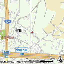 神奈川県厚木市金田600周辺の地図