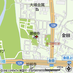 神奈川県厚木市金田263周辺の地図