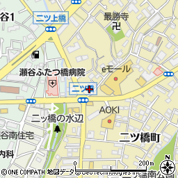 神奈川県横浜市瀬谷区二ツ橋町318周辺の地図