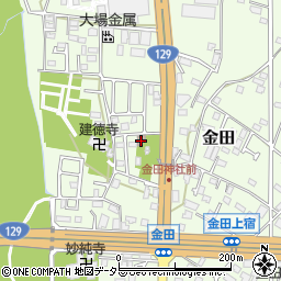 神奈川県厚木市金田172-1周辺の地図