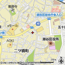 神奈川県横浜市瀬谷区二ツ橋町174周辺の地図