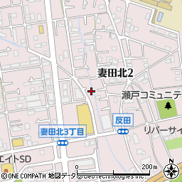 神奈川県厚木市妻田北2丁目12-16周辺の地図