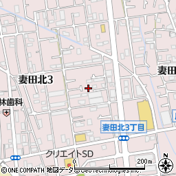 神奈川県厚木市妻田北3丁目16-60周辺の地図