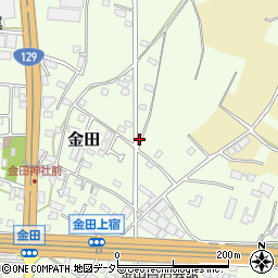 神奈川県厚木市金田533周辺の地図