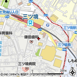 神奈川県横浜市瀬谷区三ツ境8-8周辺の地図