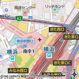 駅レンタカー横浜営業所周辺の地図