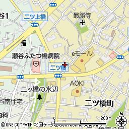 神奈川県横浜市瀬谷区二ツ橋町319-1周辺の地図