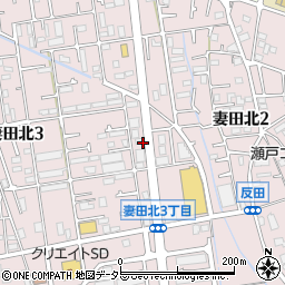 神奈川県厚木市妻田北3丁目15-35周辺の地図