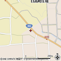 兵庫県豊岡市日高町野67周辺の地図