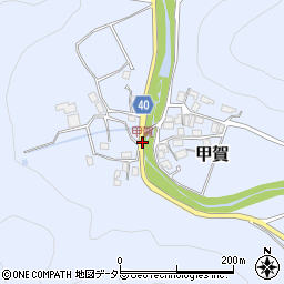 甲賀周辺の地図