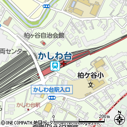 かしわ台駅周辺の地図
