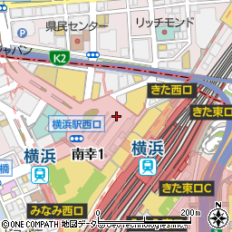 東急ストア横浜地下街店周辺の地図
