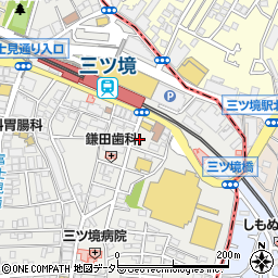 神奈川県横浜市瀬谷区三ツ境8-7周辺の地図