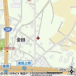 神奈川県厚木市金田599周辺の地図