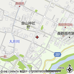 長野県飯田市長野原809周辺の地図