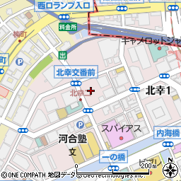 横浜ＯＢＳ北幸Ｃ駐車場周辺の地図