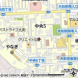 大和中央宿舎周辺の地図