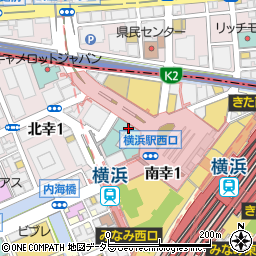 横浜ベイシェラトンホテル＆タワーズ周辺の地図