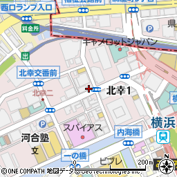 神奈川県横浜市西区北幸2丁目周辺の地図