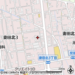 神奈川県厚木市妻田北3丁目16-52周辺の地図