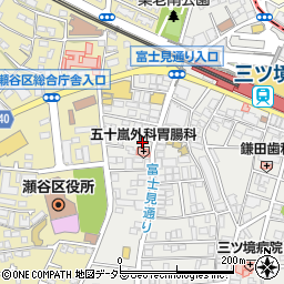 神奈川県横浜市瀬谷区三ツ境110-17周辺の地図
