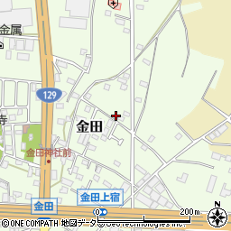 神奈川県厚木市金田532周辺の地図