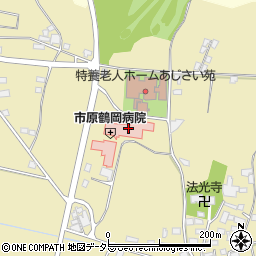 市原鶴岡病院（白百合会）周辺の地図