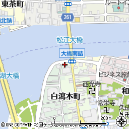 島根県松江市白瀉本町4周辺の地図
