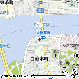 島根県松江市白瀉本町5周辺の地図