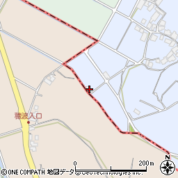 鳥取県東伯郡北栄町穂波186-4周辺の地図