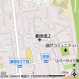 神奈川県厚木市妻田北2丁目17-6周辺の地図